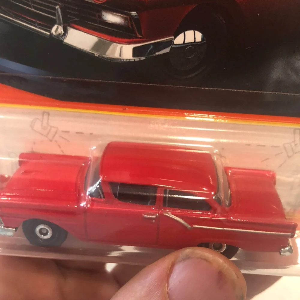 Matchbox Red Ford Custom 300 Toy Car